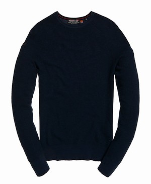 Superdry Premium City Crew Neck Férfi Ugró Fekete | TYWLA0596